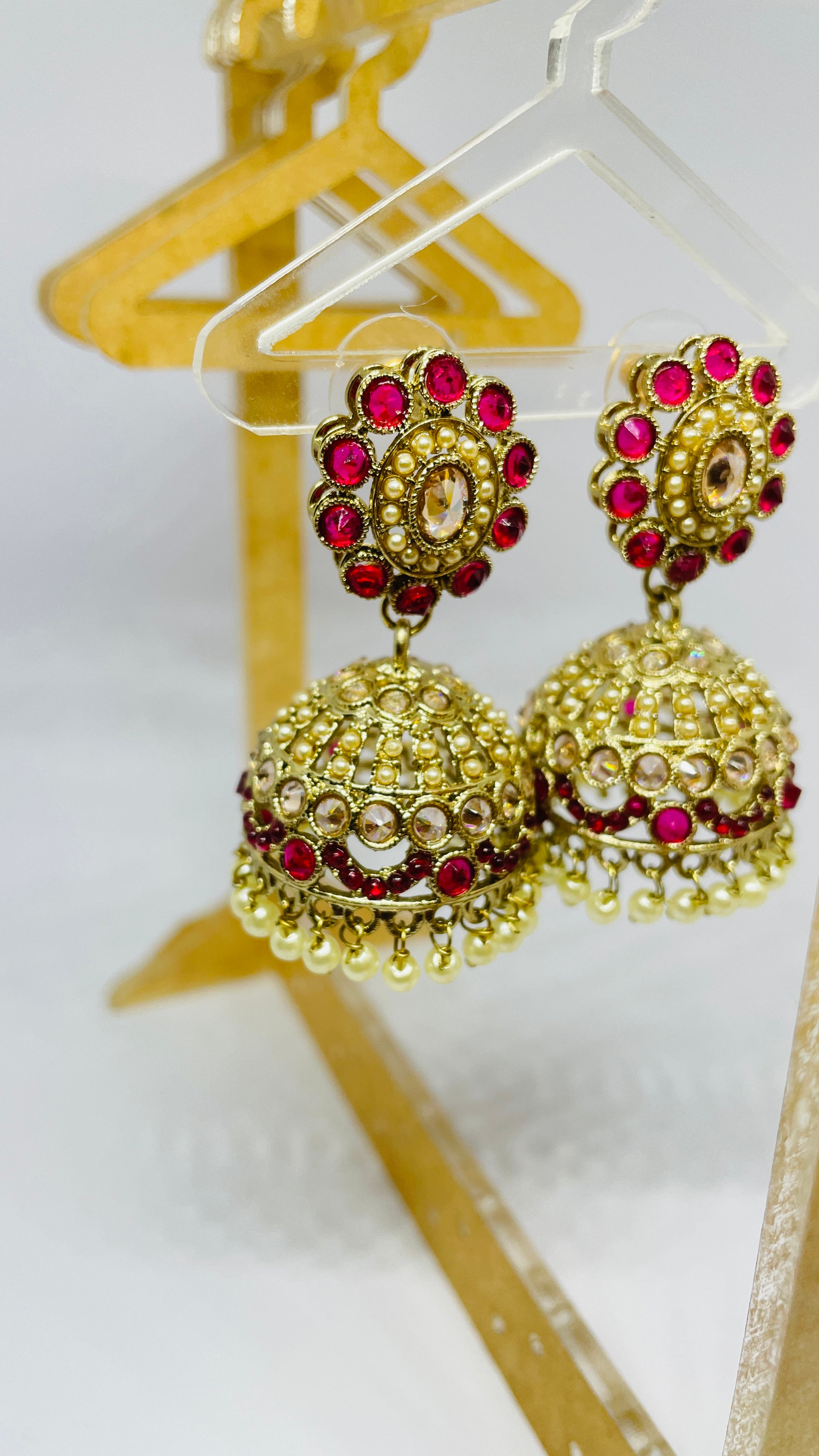 Premium phool jhumkas