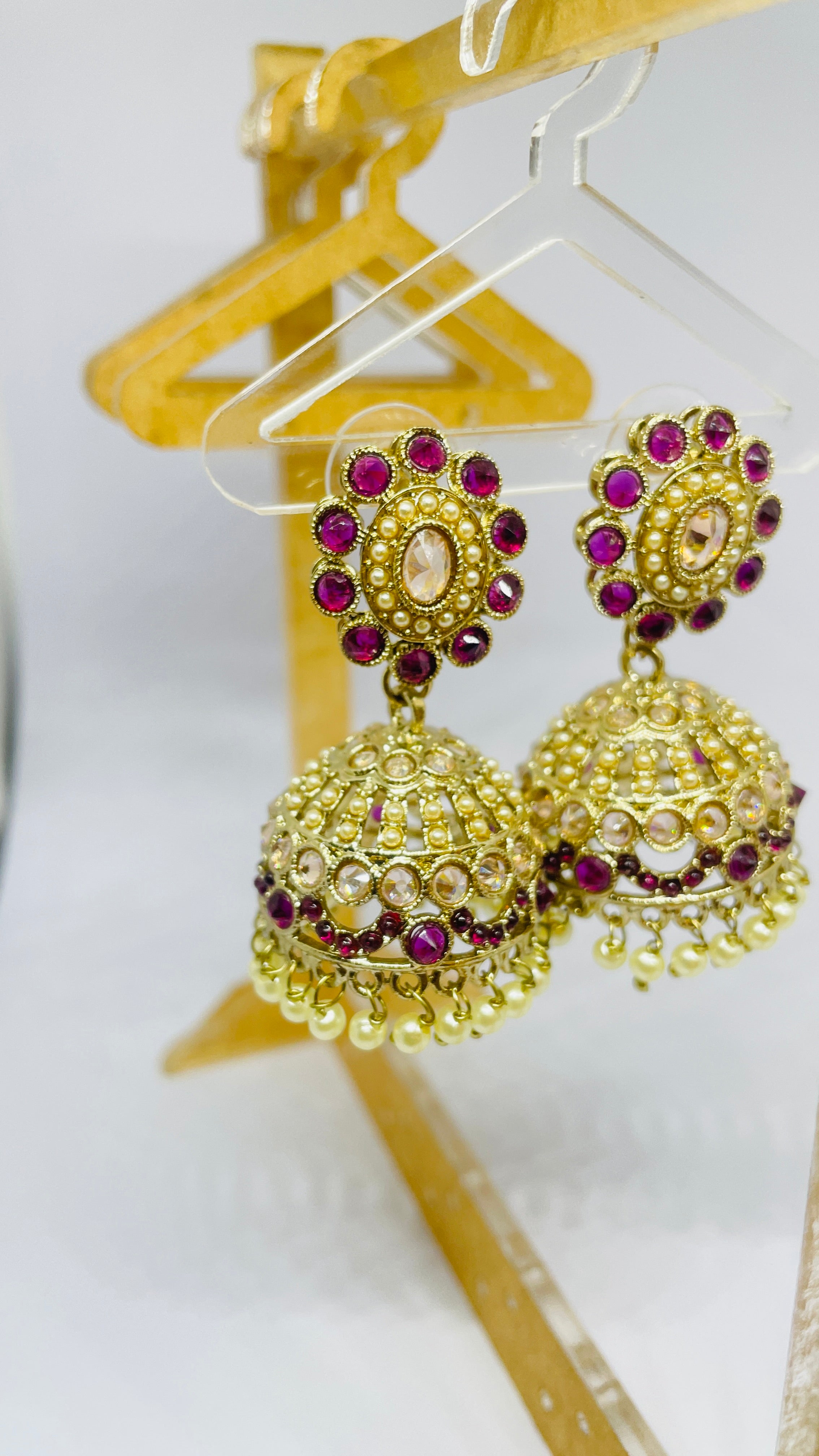 Premium phool jhumkas