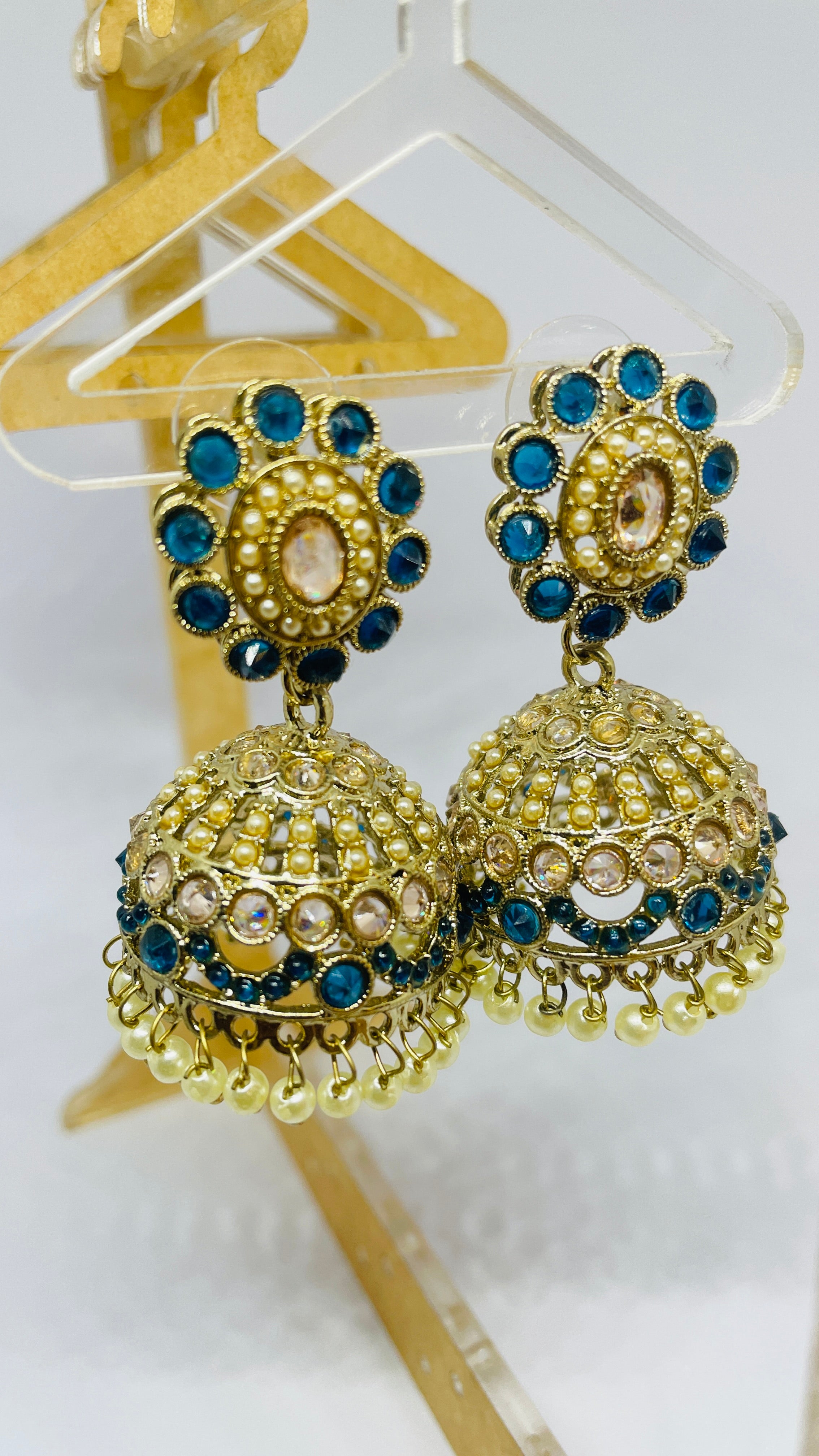 Premium phool jhumkas