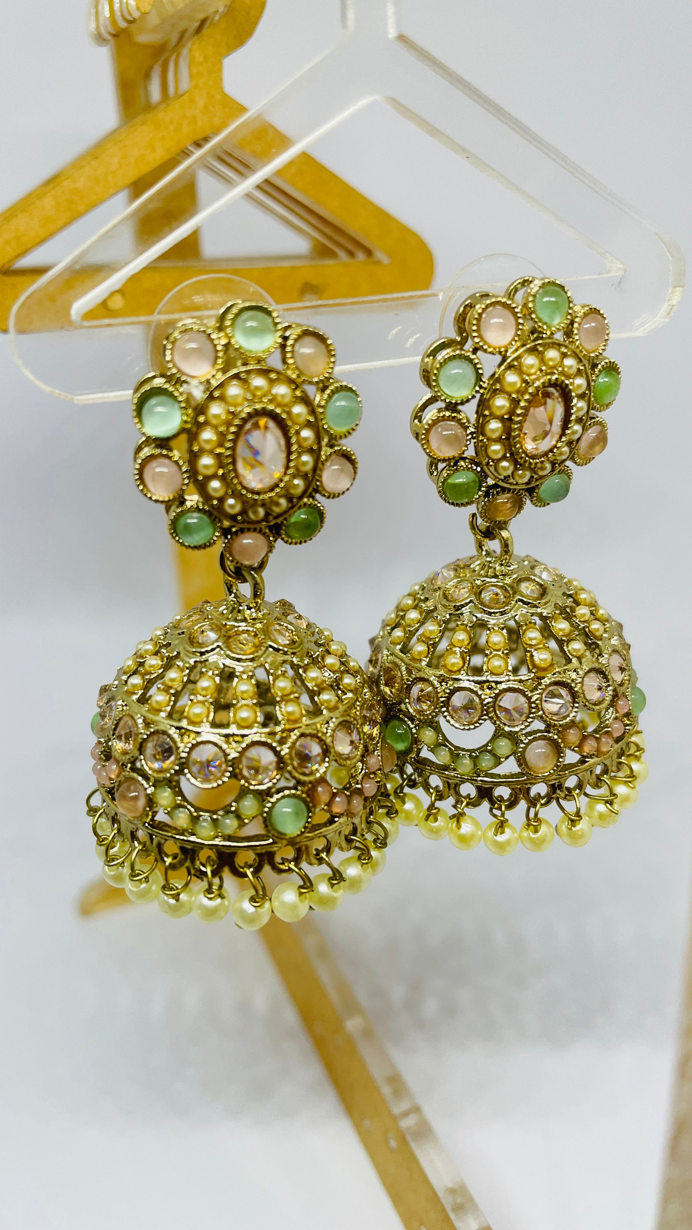 Premium phool jhumkas