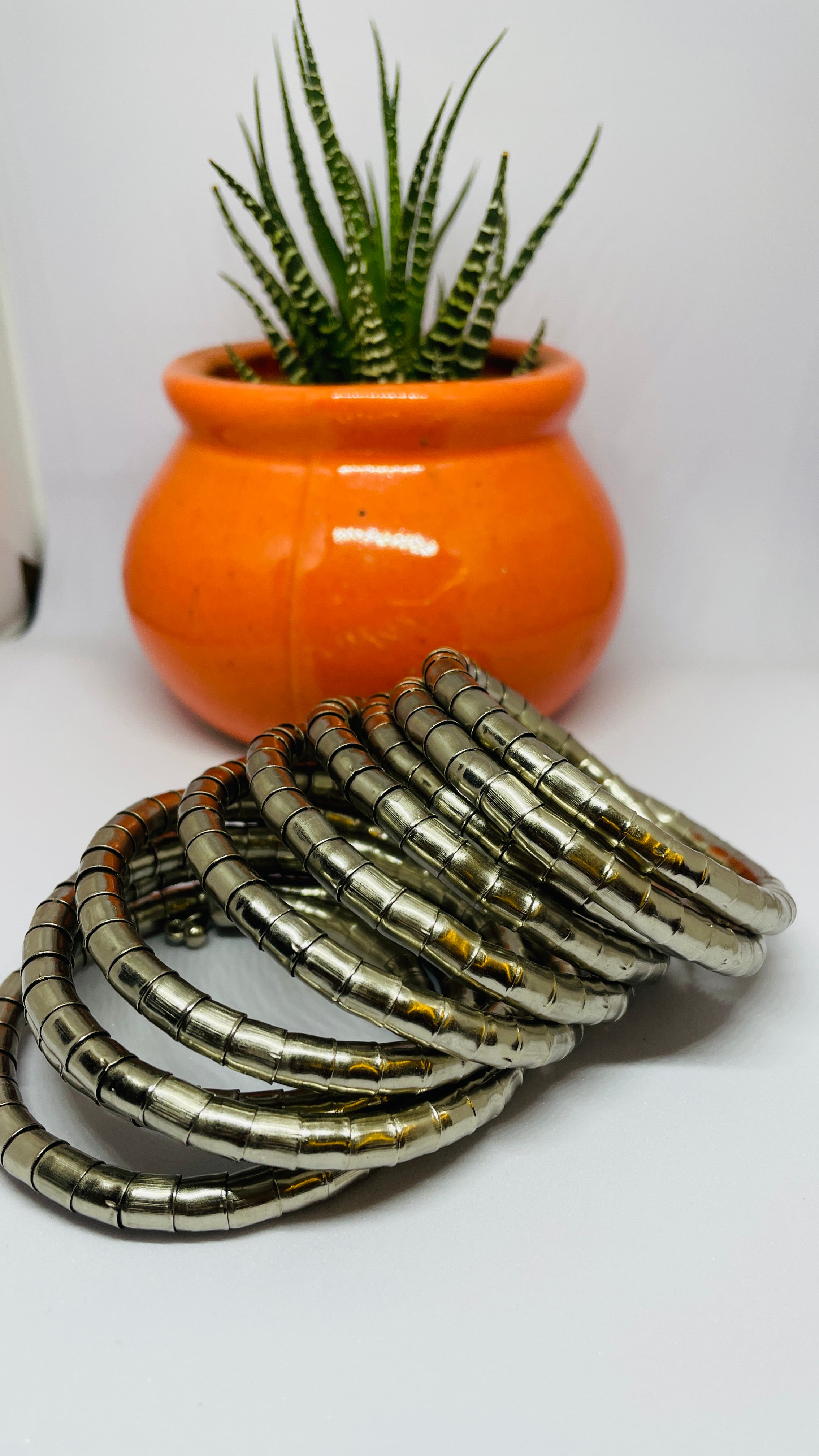Snake spring bracelets